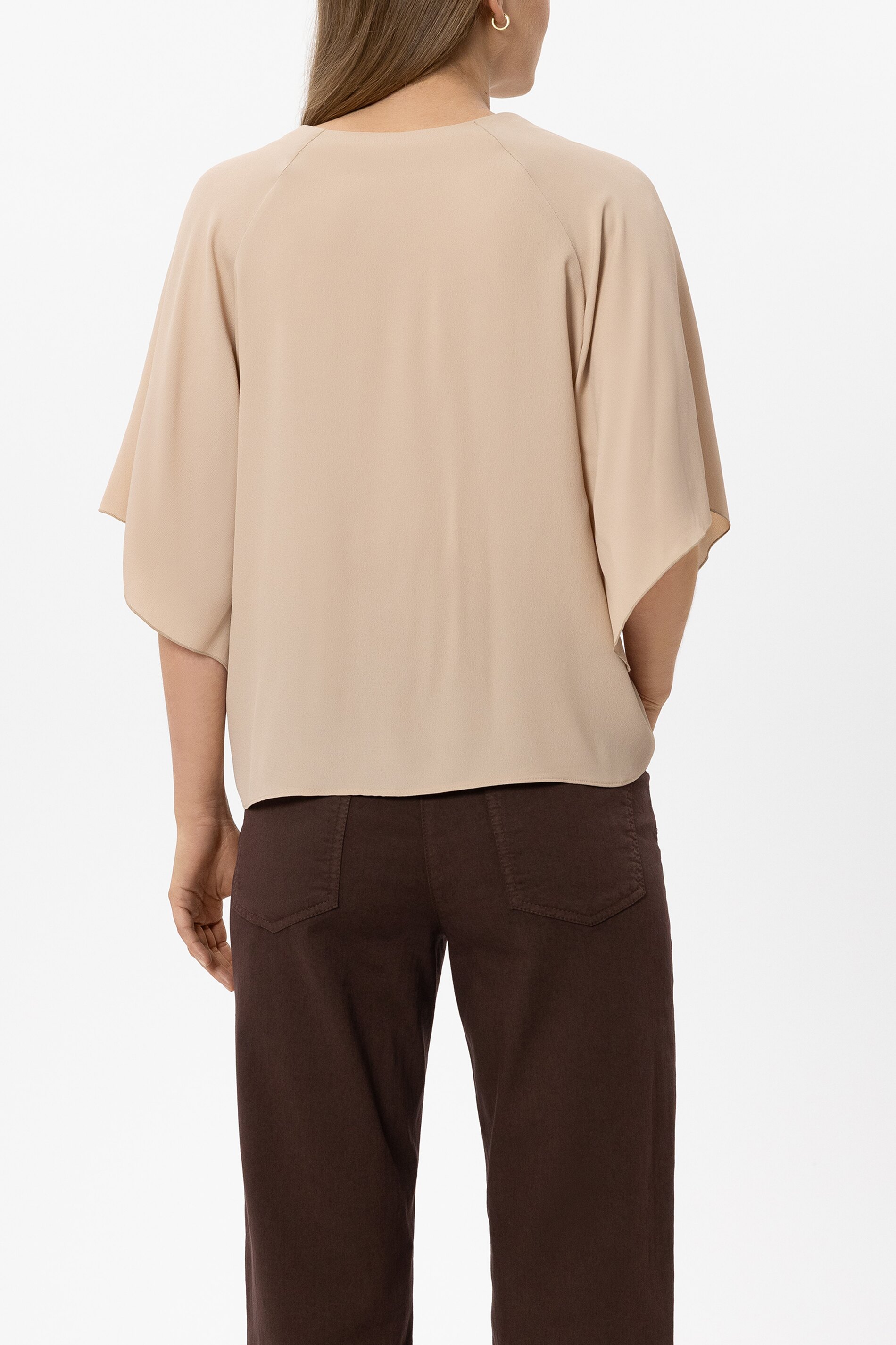 Blusenshirt aus Seiden Mix