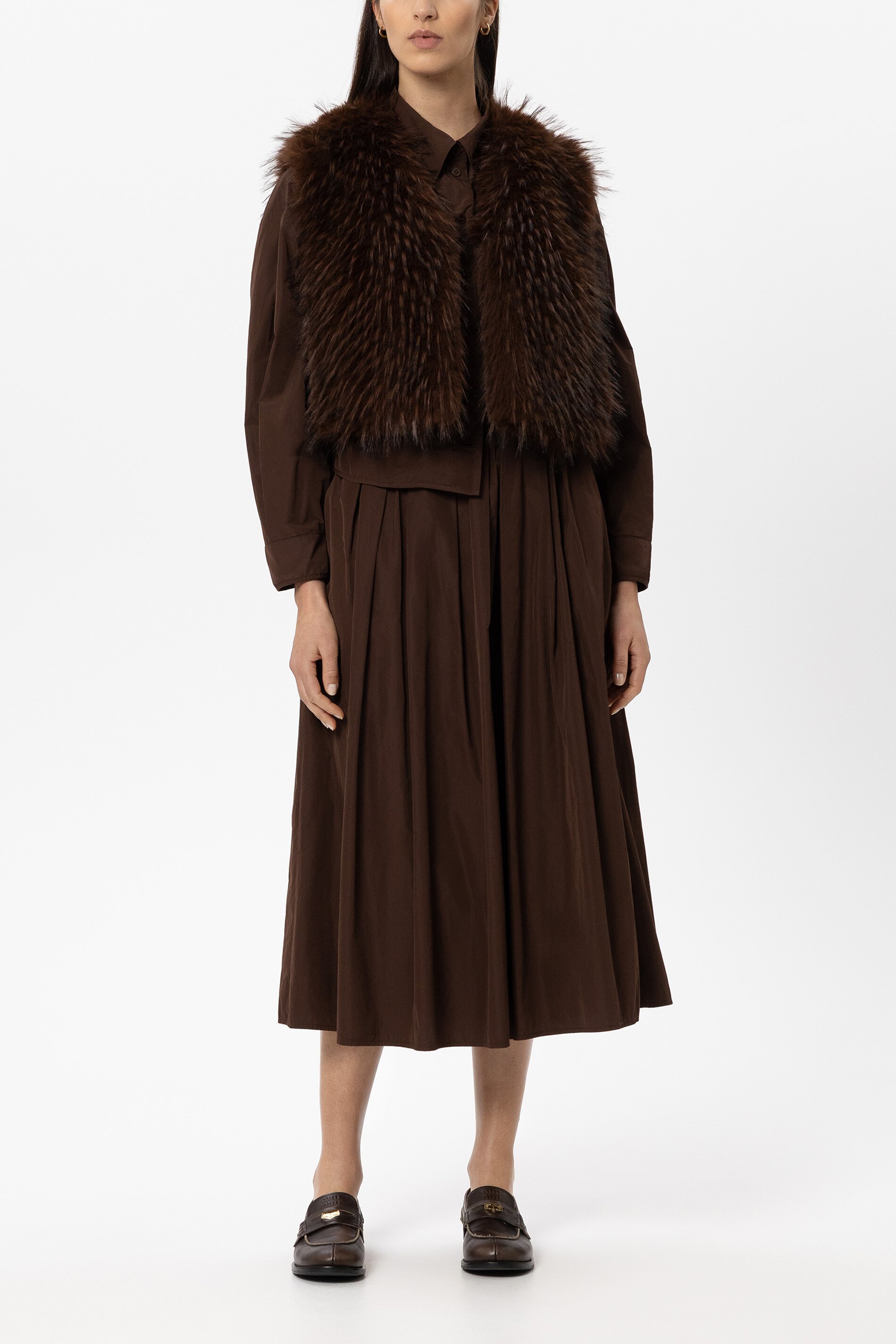 Boho-Weste in Fell Optik