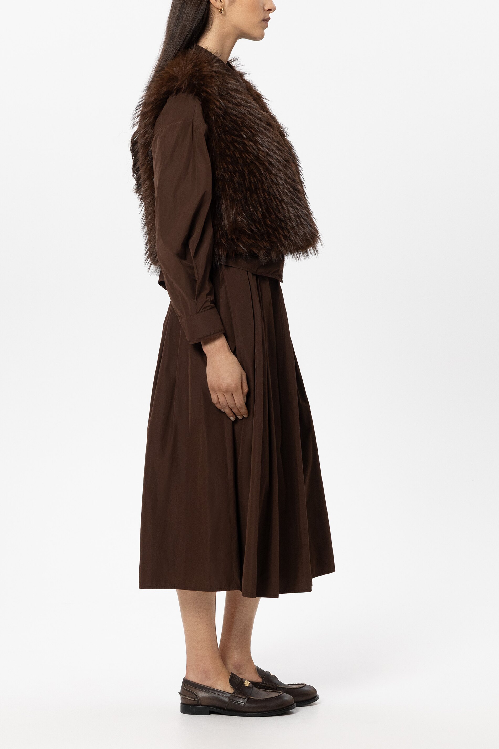 Boho-Weste in Fell Optik