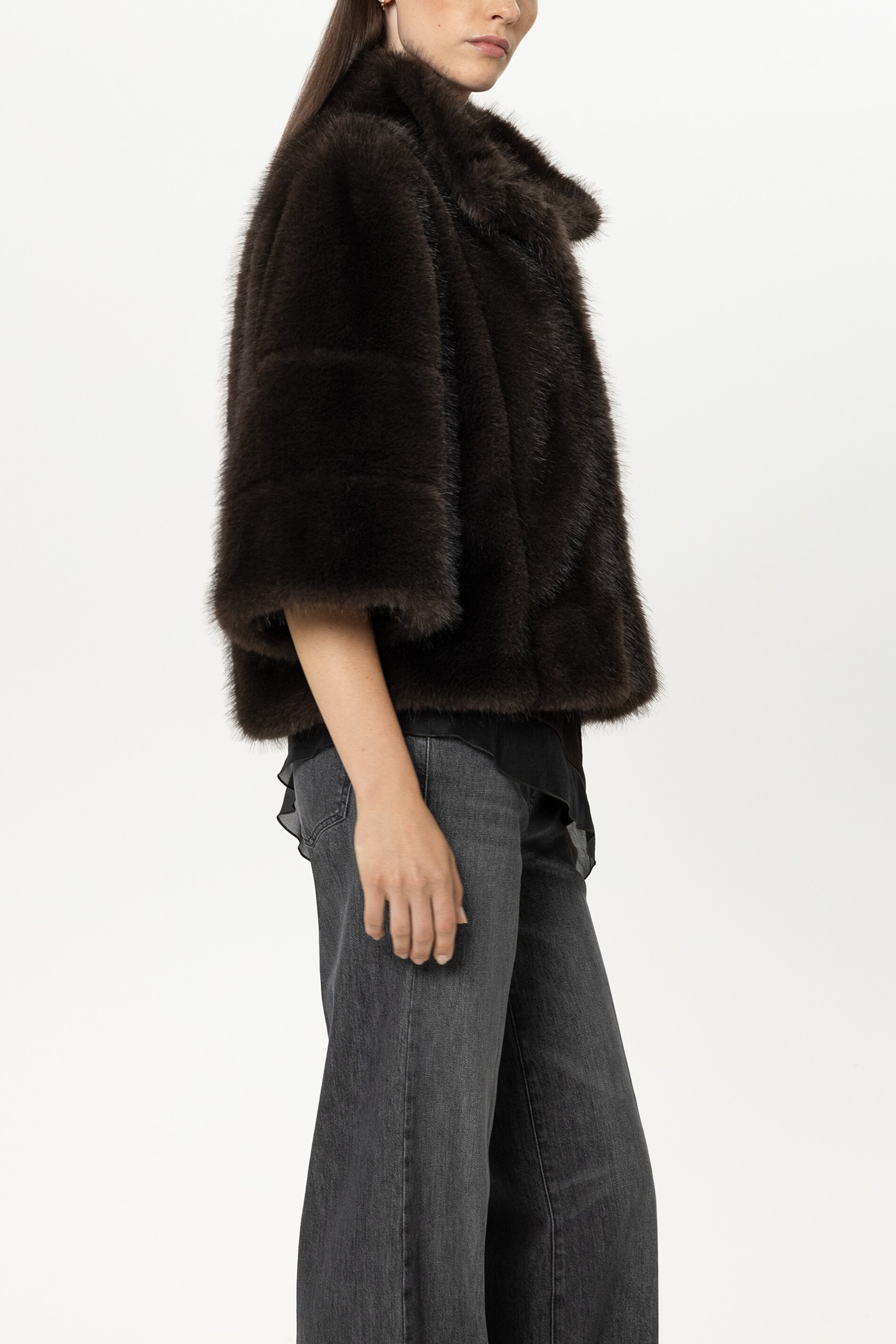 Jacke in Fell-Optik