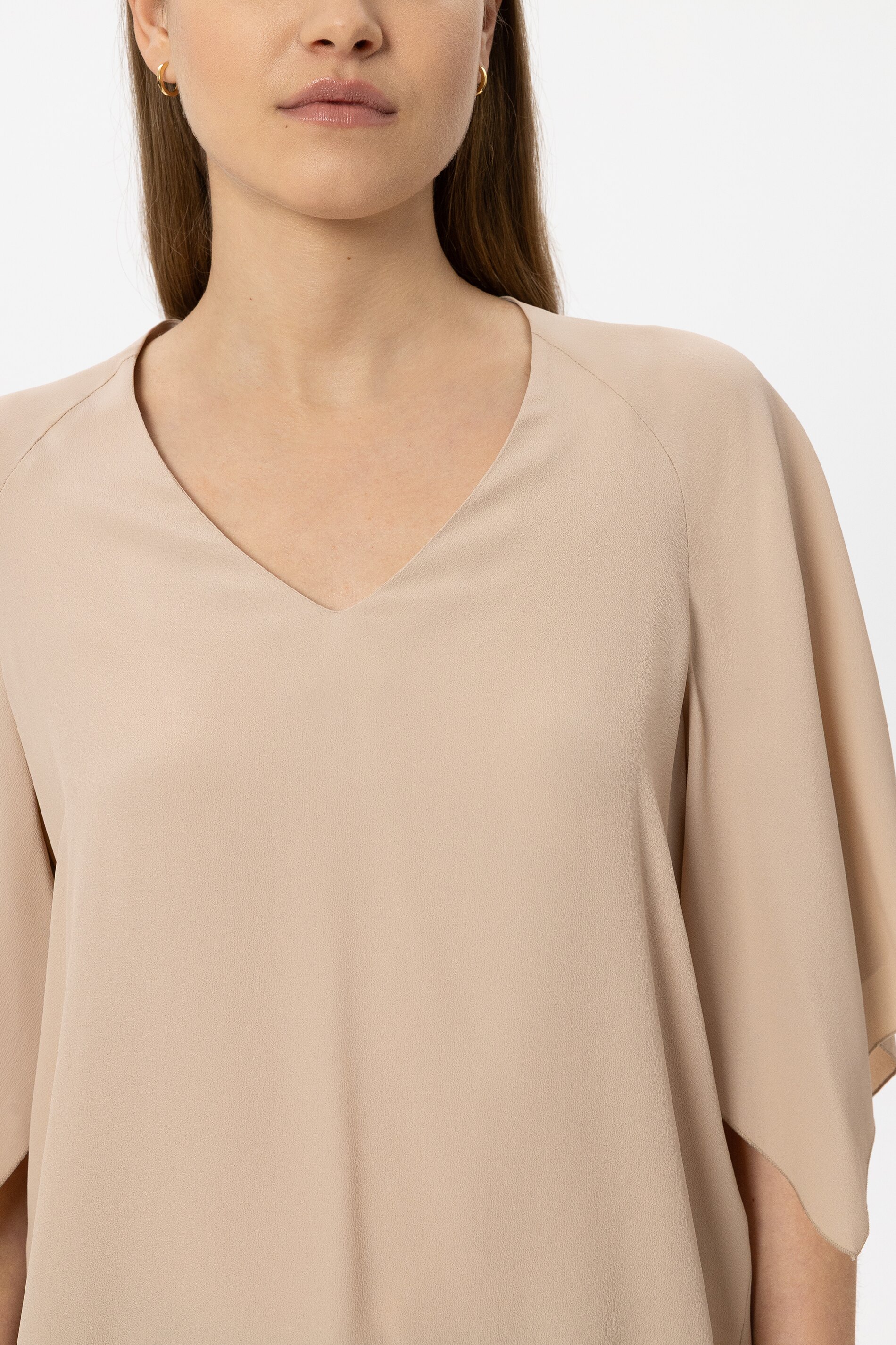 Blusenshirt aus Seiden Mix
