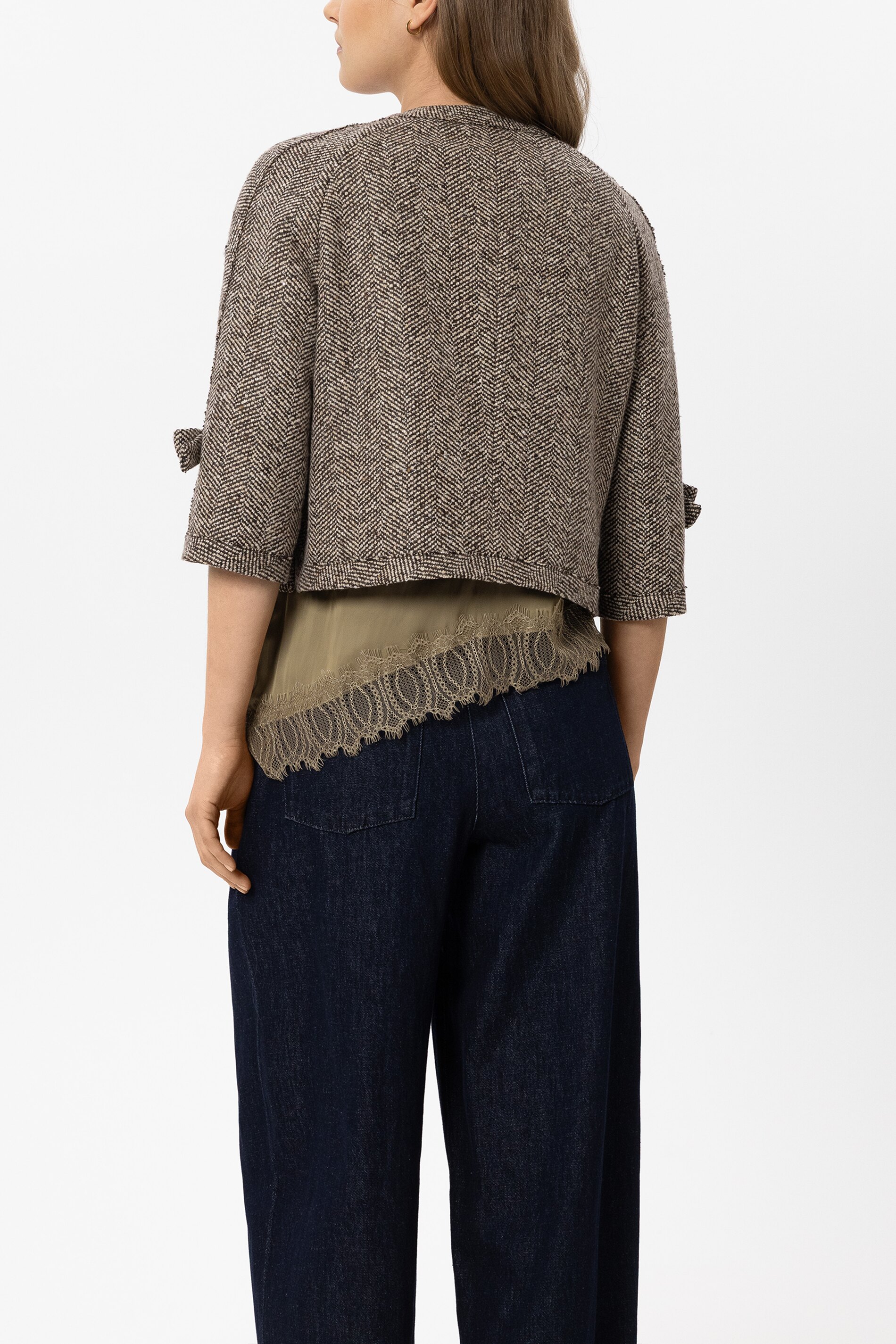 Fischgrat Jacke