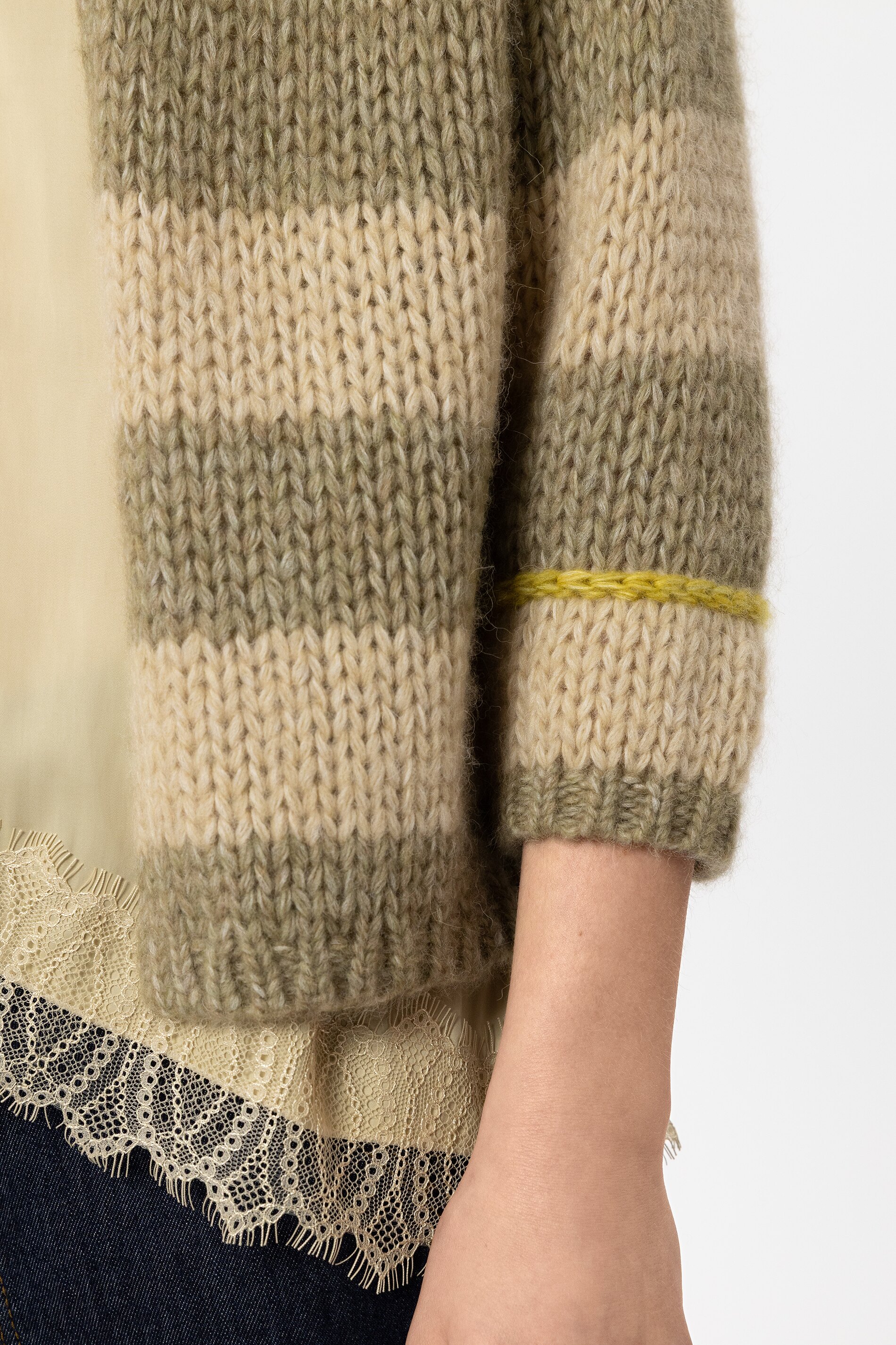 Cardigan aus Alpakamix Mix