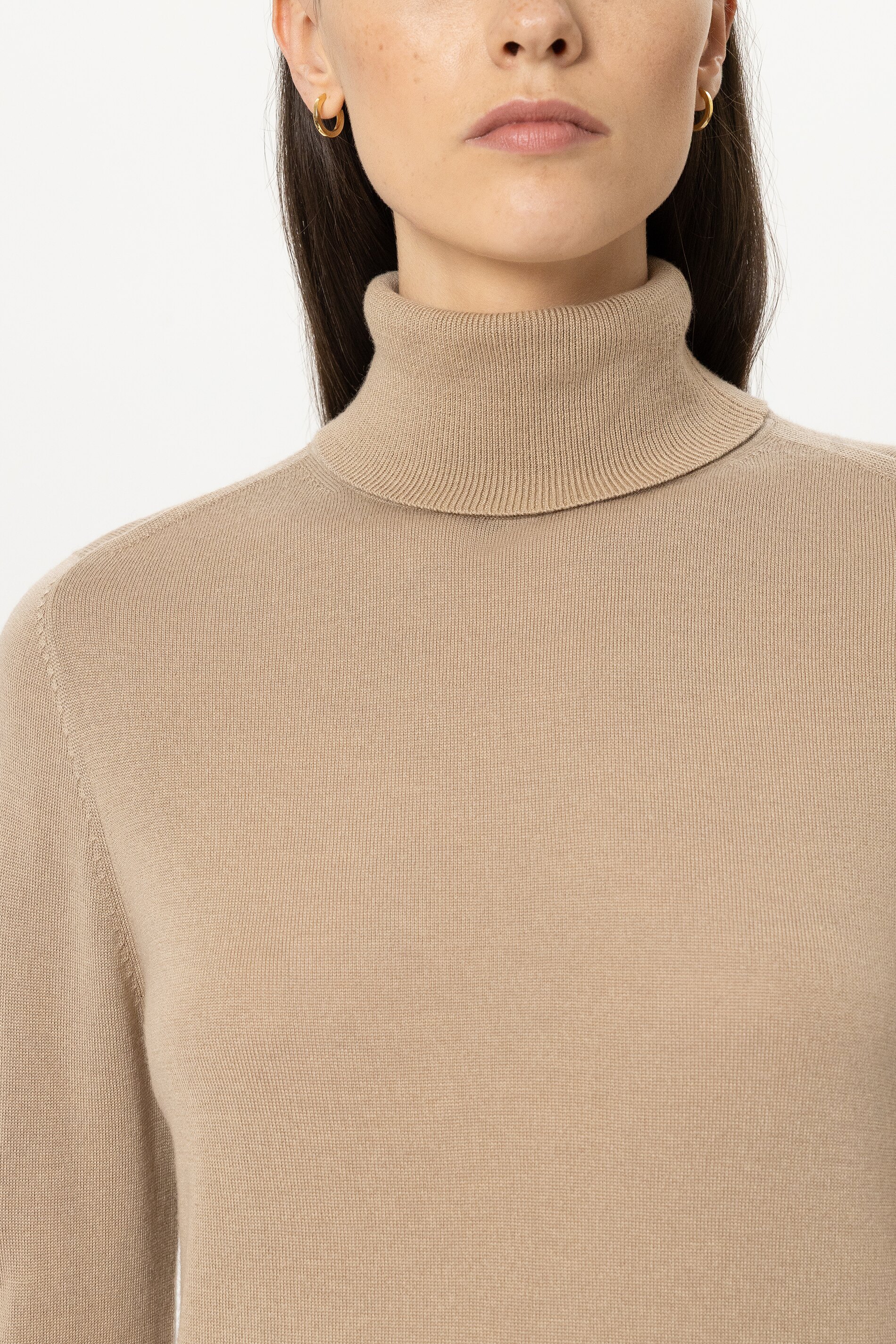 Turtleneck aus Woll Mix