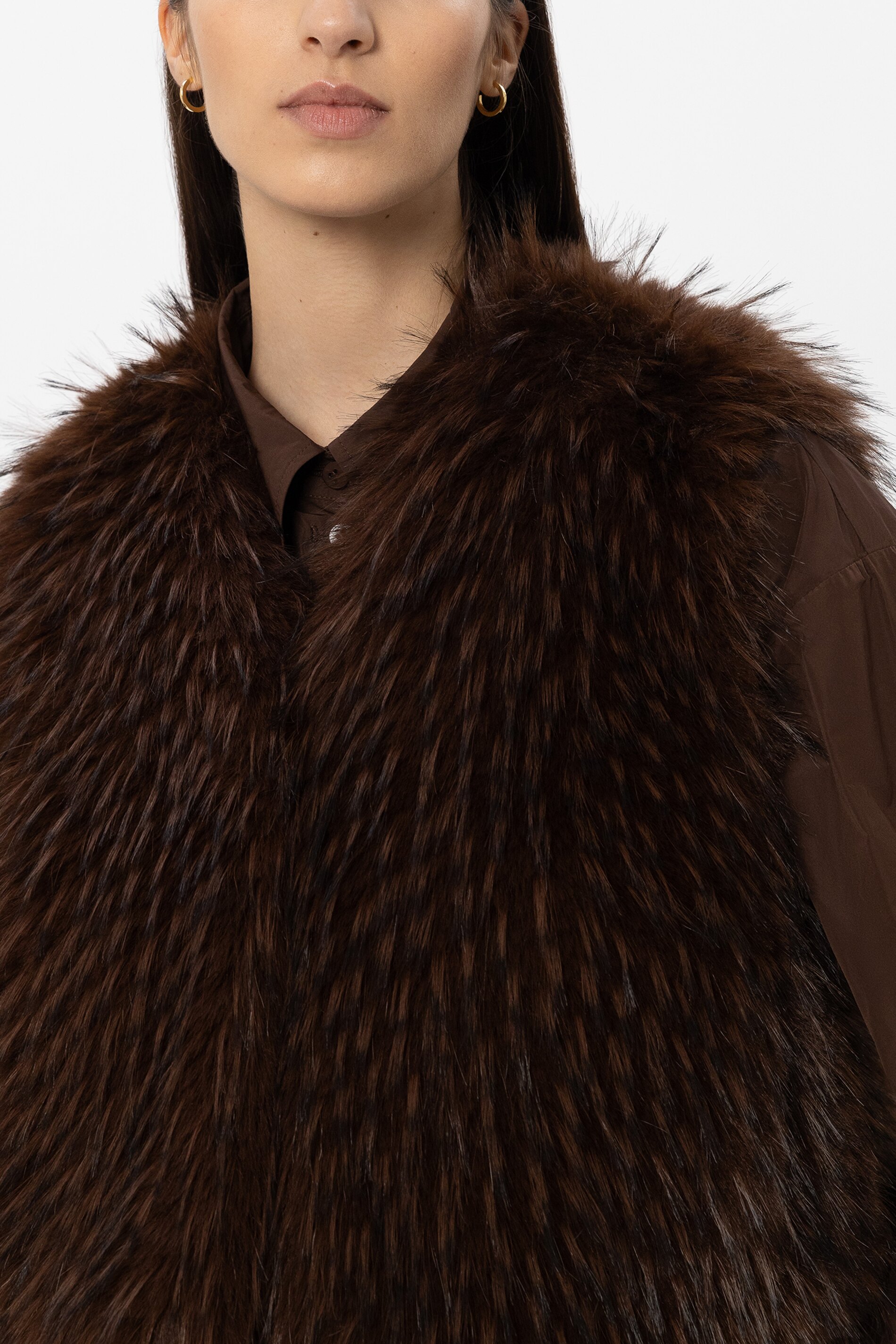 Boho-Weste in Fell Optik