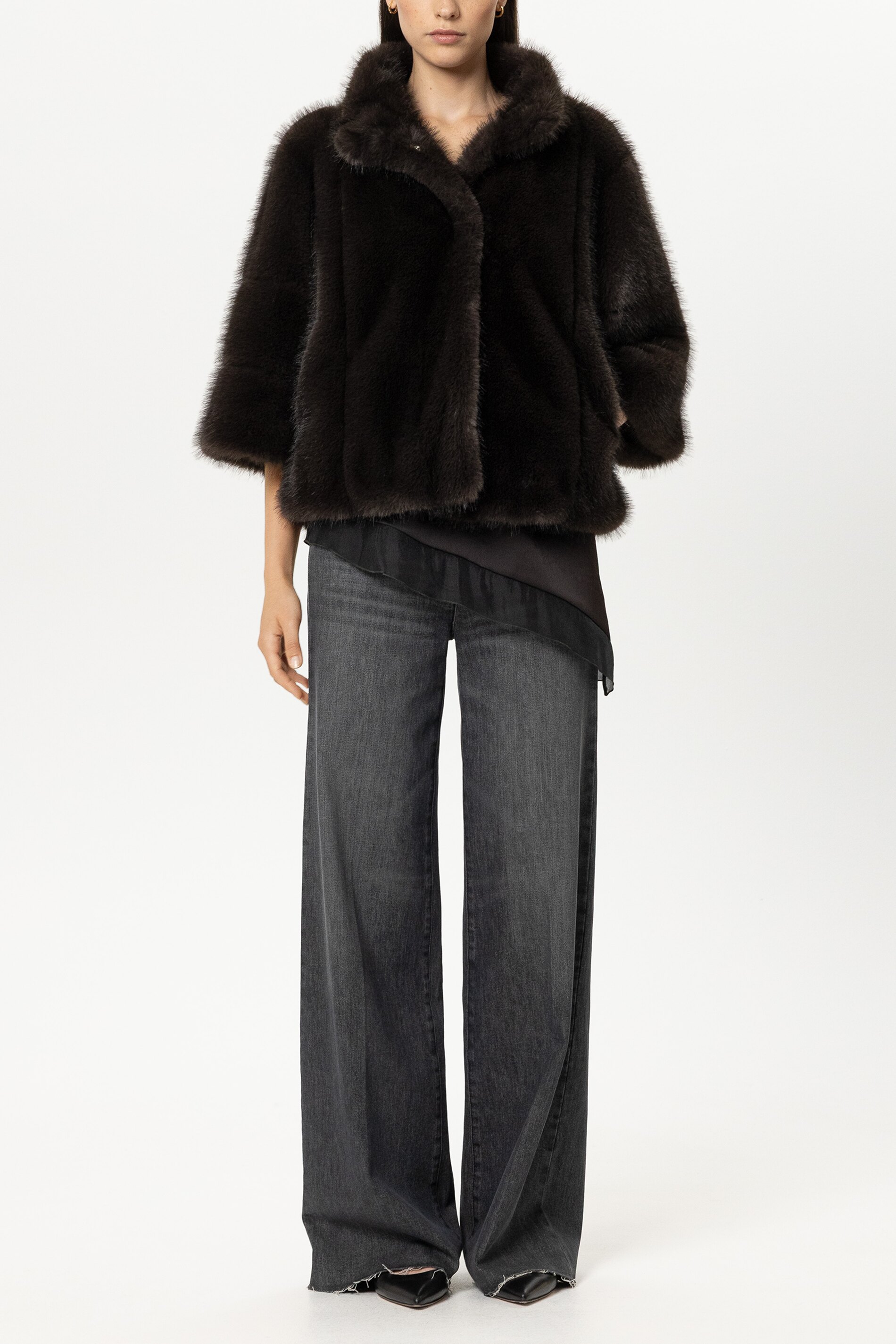 Jacke in Fell-Optik